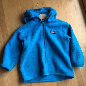 Patagonia synchilla fleece in peacock blue size 2T